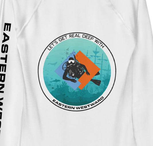 The "Get Real Deep" Diver's Adventure Rash Guard